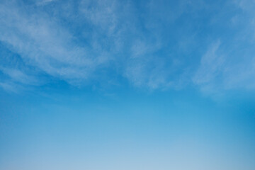 Blue sky with clouds