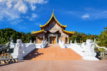 Naklejka premium Huai Sai Khao Temple at Thailand.