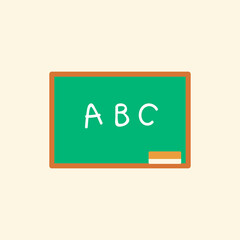 English class icon education flat graphic