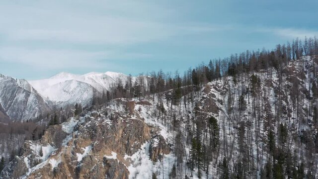 Mountains from aerial view. Landscape. Nature. Travel.