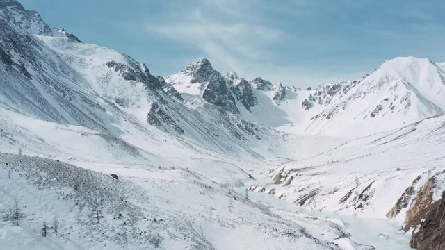 Mountains from aerial view. Landscape. Nature. Travel.