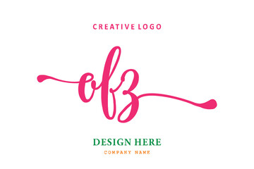 OFZ lettering logo is simple, easy to understand and authoritative