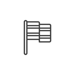Flag of Thailand line icon