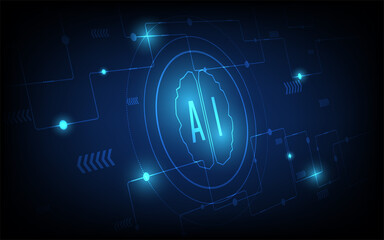 Abstract technology background, communication concept, futuristic digital innovation background vector illustration