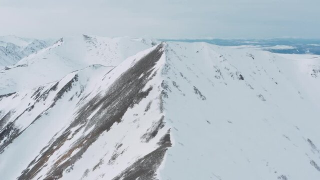 Mountains from aerial view. Landscape. Nature. Travel.