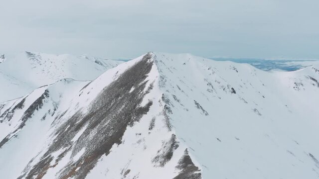 Mountains from aerial view. Landscape. Nature. Travel.