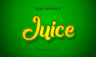 Juice editable text style effect