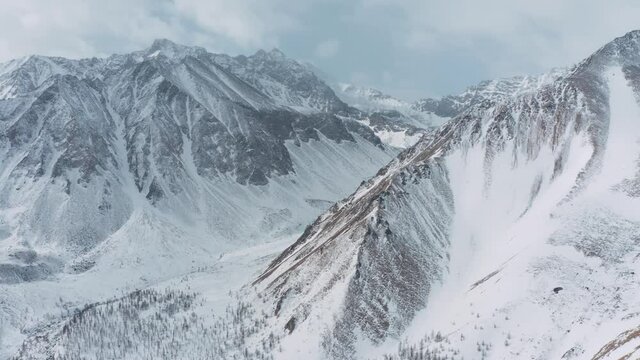 Mountains from aerial view. Landscape. Nature. Travel.