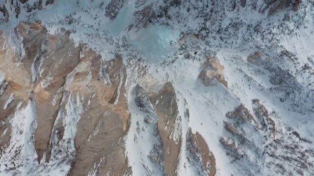 Mountains from aerial view. Landscape. Nature. Travel.