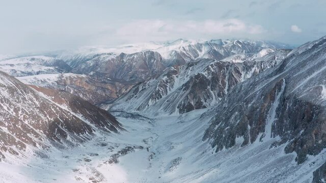 Mountains from aerial view. Landscape. Nature. Travel.