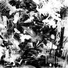 Abstract background. Texture. Black and white abstract background. 