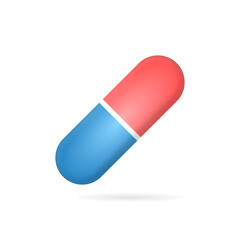 3D Drugs on white background Medical pill Tablet symbol