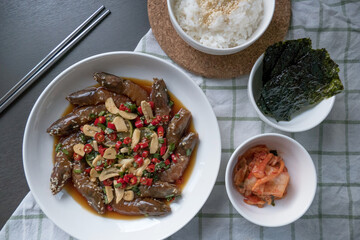 Korean Soy Sauce Pickled Shrimp