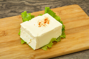 Greek traditional soft feta cheese