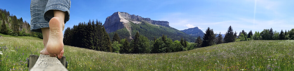 Vallée des entremonts en Chartreuse - montagne du granier