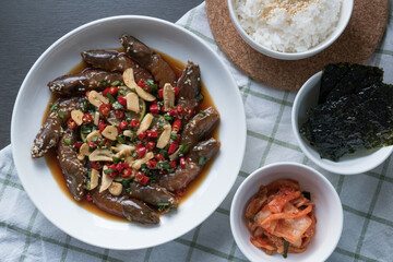 Korean Soy Sauce Pickled Shrimp