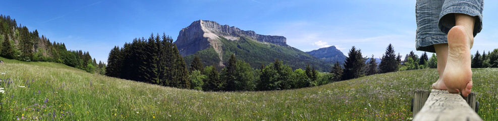 Vallée des entremonts en Chartreuse - montagne du granier