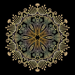 mandala art ornament for printing