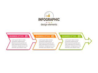 Business Infographics circle origami style Vector illustration. Can be used for flow charts, presentations, web sites, banners, printed materials. EPS 10
