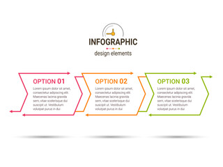 Business Infographics circle origami style Vector illustration. Can be used for flow charts, presentations, web sites, banners, printed materials. EPS 10
