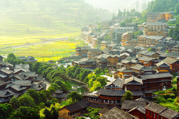 Miao villages in Guizhou, China