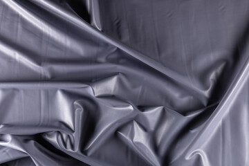 wrinkled surface of eco-leather for sewing lilac clothes