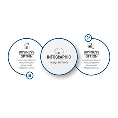 vector illustration Infographic design template with icons. can be used for workflow layout, diagram, annual report, web design.
