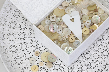 Shabby Chic Nostalgia Heart Still Life