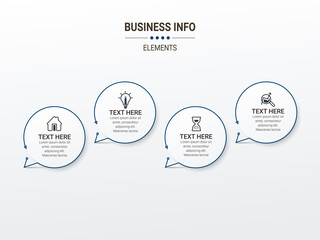 Infographics design vector and marketing icons. Can be used for process diagram, presentations, workflow layout, banner, flow chart, info graph.
