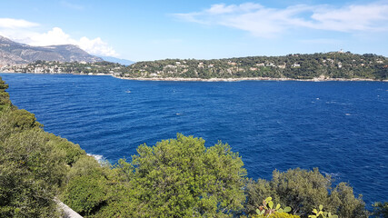 View of Villefranche-sur-mer, French riviera