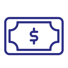 money cash pay rate single isolated icon with outline style