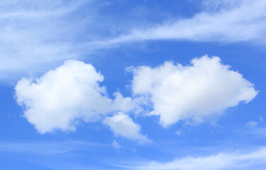blue sky with clouds