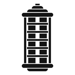 Insect hunt lamp icon, simple style