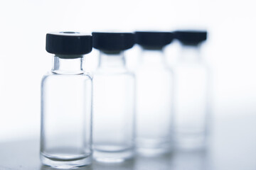 Empty covid 19 vaccine cans