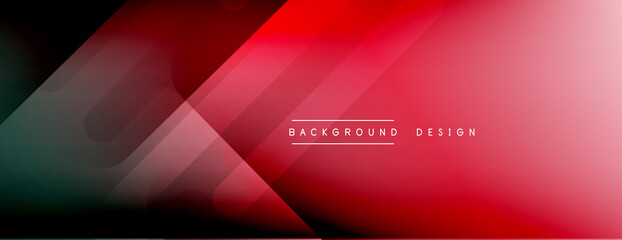 Dynamic lines abstract background. 3D shadow effects and fluid gradients. Modern overlapping forms