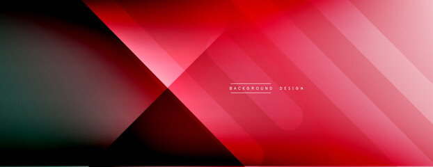 Dynamic lines abstract background. 3D shadow effects and fluid gradients. Modern overlapping forms