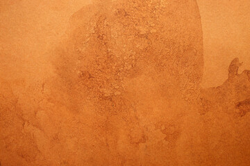 Old brown paper grunge for background. Abstract liquid coffee color texture.