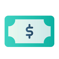 money cash pay rate single isolated icon with smooth style