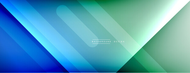 Dynamic lines abstract background. 3D shadow effects and fluid gradients. Modern overlapping forms