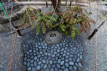 六角堂_頂法寺_へそ石