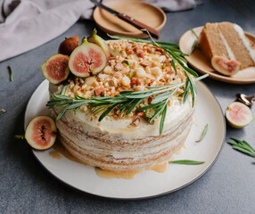 Delicious homemade pastry / Earl Grey Cake / Made from the freshest ingredients, ideal for snacks, breakfast, tea break and appetizer for before or after meals