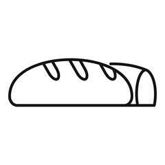 Bread for immigrants icon, outline style