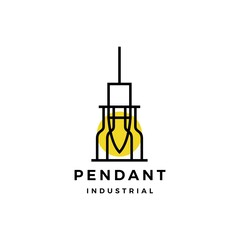pendant industrial logo vector icon illustration