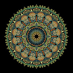mandala art ornament for printing
