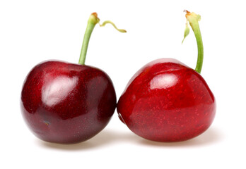 Cherry isolated on white background