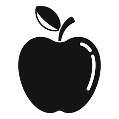 Fresh apple icon, simple style