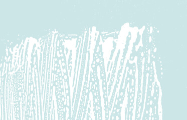 Grunge texture. Distress blue rough trace. Cute ba
