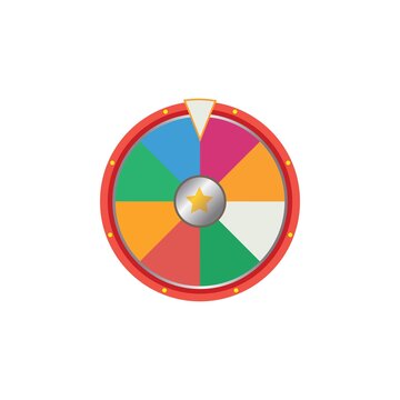 lucky wheel icon vector illustration design