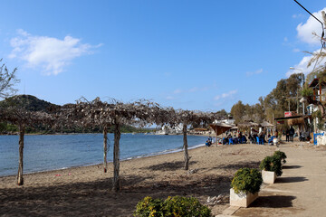 view from the beach