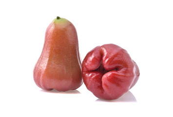 Rose apples isolated on white background